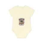 Baby Bodysuit - "France #10 Footballer Rising Star Fan Version" Future Soccer Player & Game Day Energy Organic Baby Onesie.