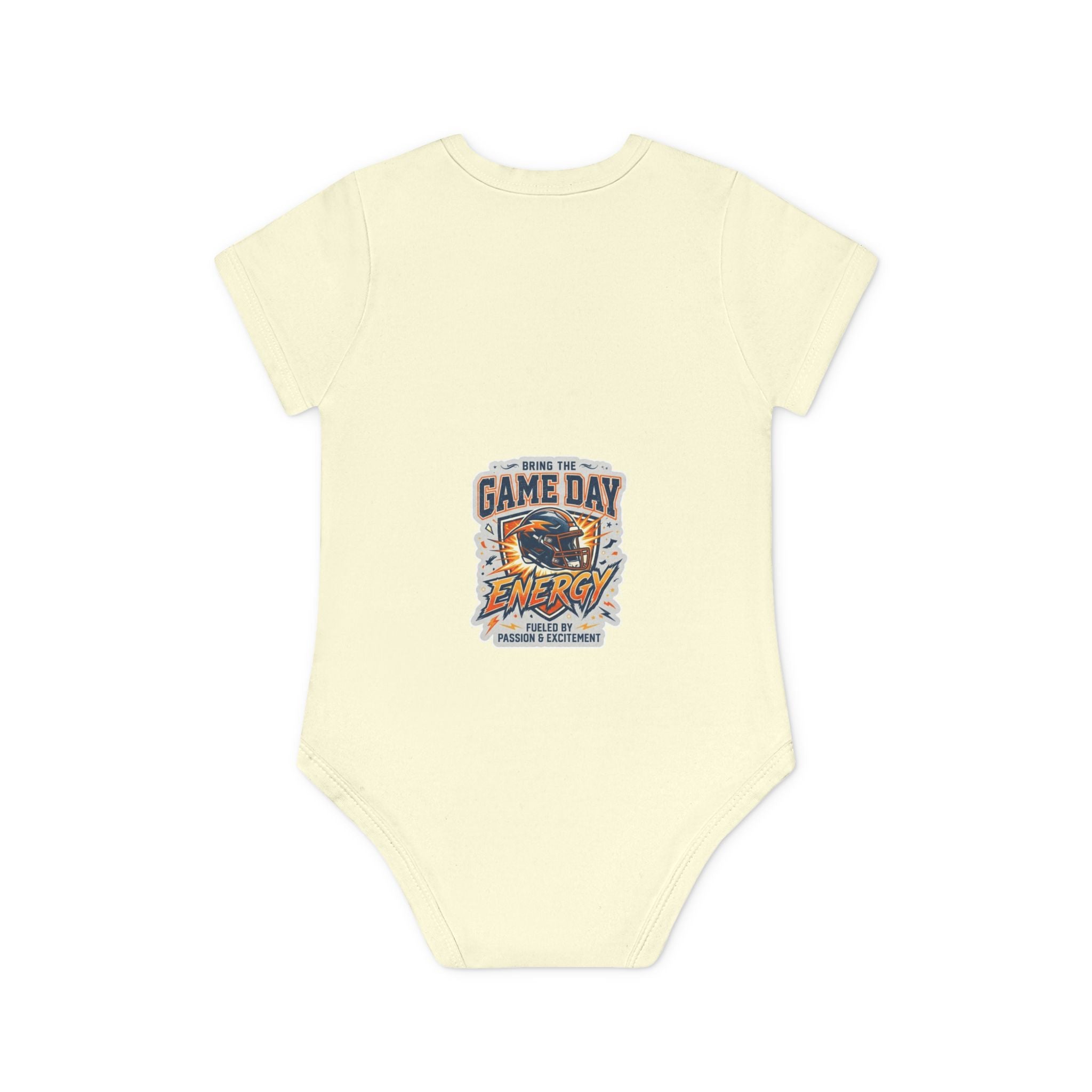 Baby Bodysuit - "France #10 Footballer Rising Star Fan Version" Future Soccer Player & Game Day Energy Organic Baby Onesie