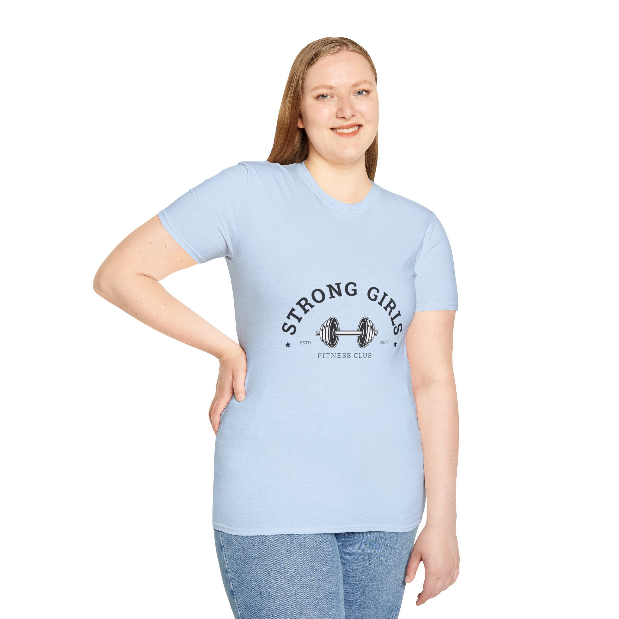 Strong Girls T-Shirt — Fitness Club Barbell Tee