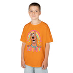 Scooby-Doo Kids T‑Shirt — Colorful Rainbow Cartoon Tee for Kids