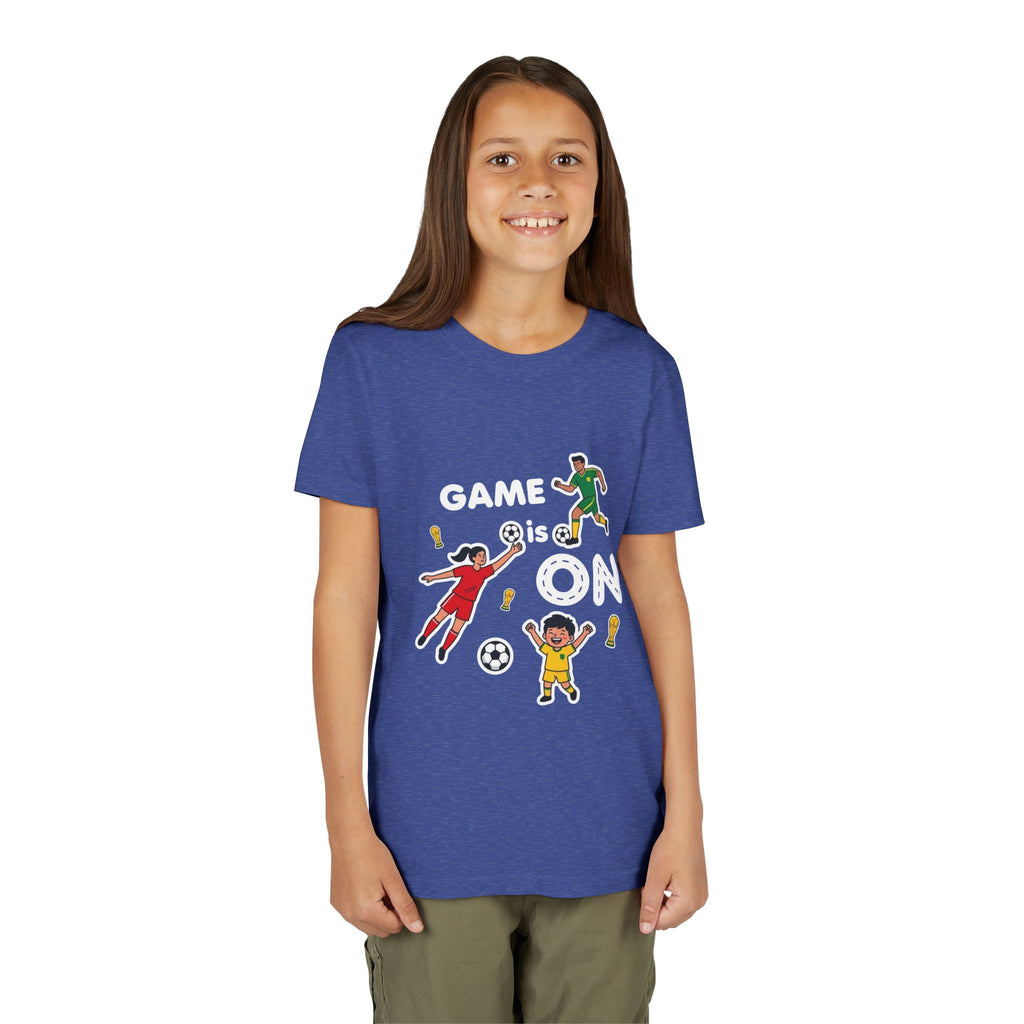 Kids Soccer Players T-Shirt 2026— Youth Football Team Tee