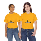 CrossFit Weightlifter T-Shirt — Barbell Silhouette Gym Tee
