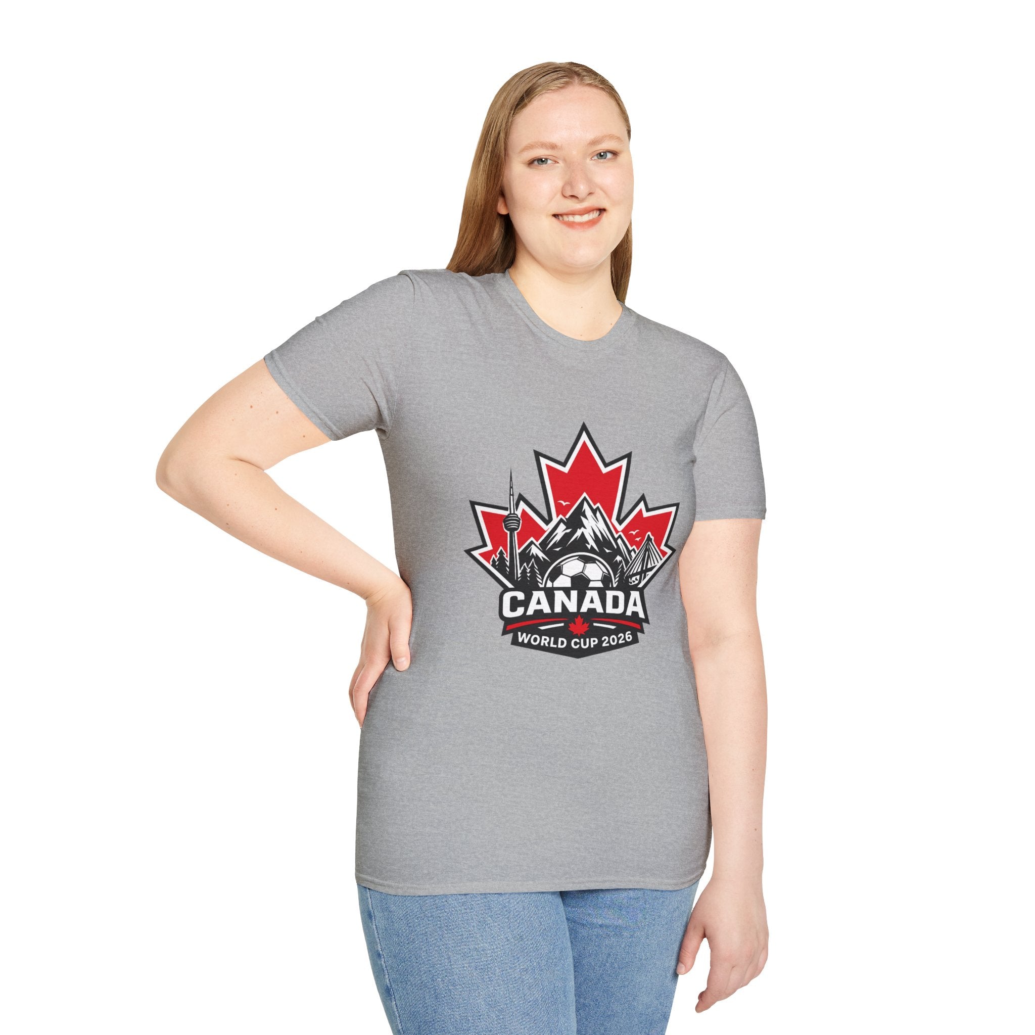 Canada soccer 2026 T‑Shirt — Maple Leaf Mountain Hockey Logo