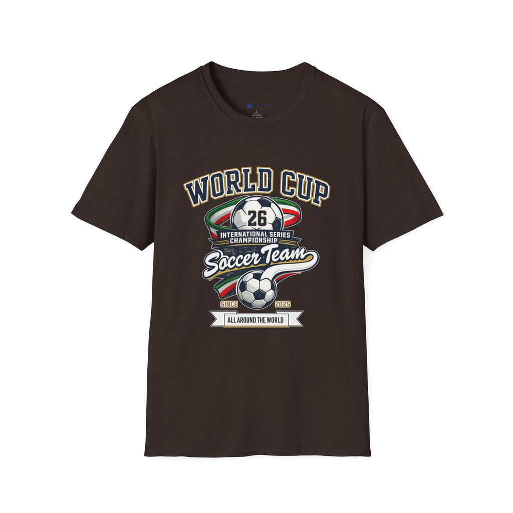 Soccer Team T‑Shirt – Vintage International Series Championship Design