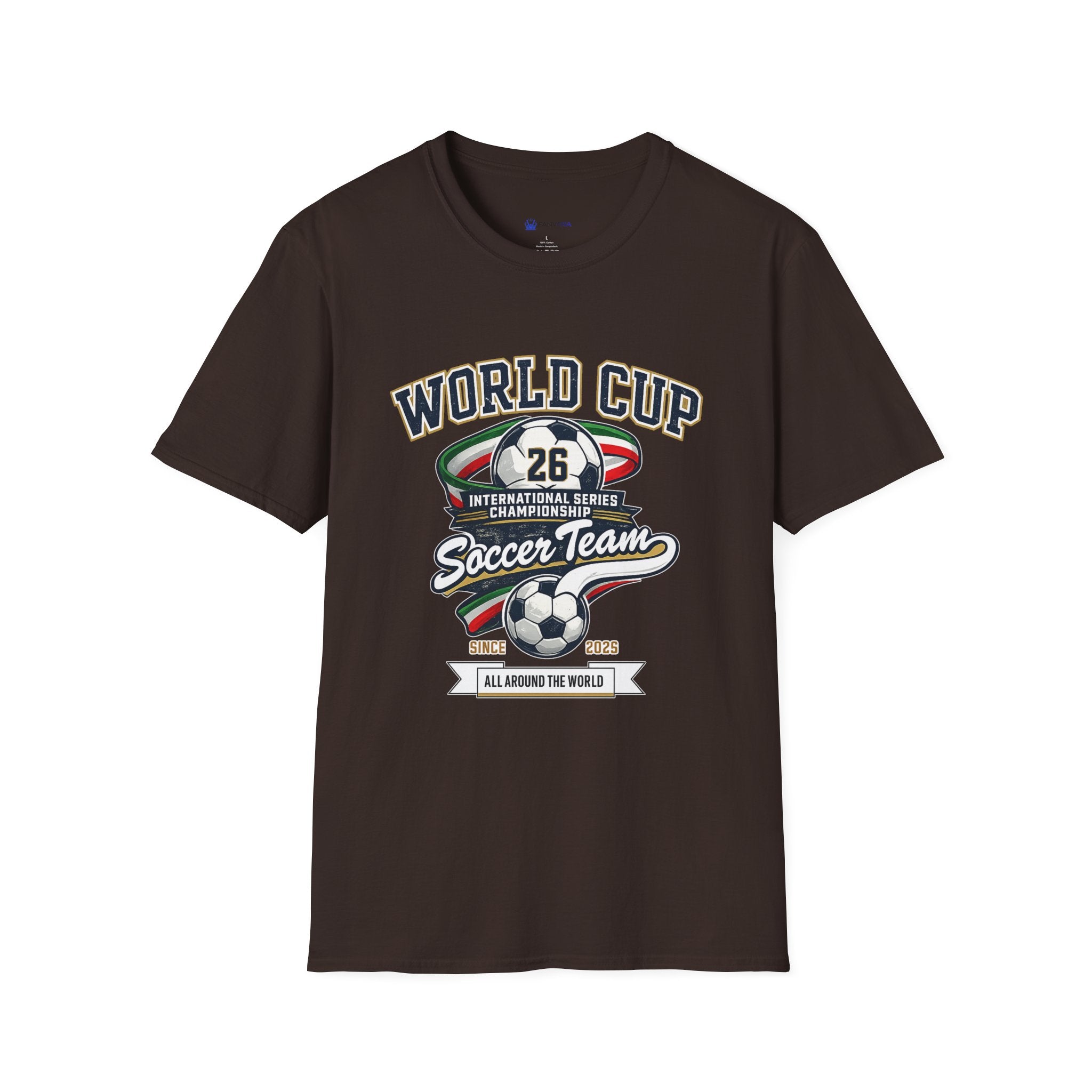 Soccer Team T‑Shirt – Vintage International Series Championship Design
