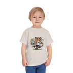 Toddler Soccer Tiger Tee — Cute Kicking Tiger Football Shirt for Kids