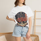 USA 250 T-Shirt — Patriotic "Serving Liberty Since 1776" Anniversary Tee