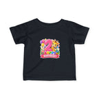 2nd Birthday Infant Tee - Cute Giraffe & Balloons Happy Birthday Shirt