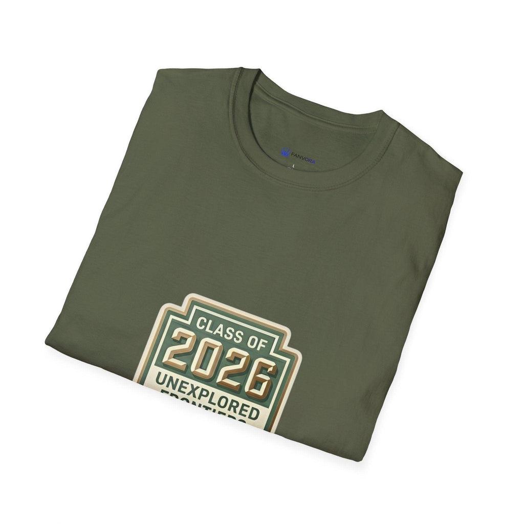 Class of 2026 'Unexplored Frontiers' Graduation T-Shirt.