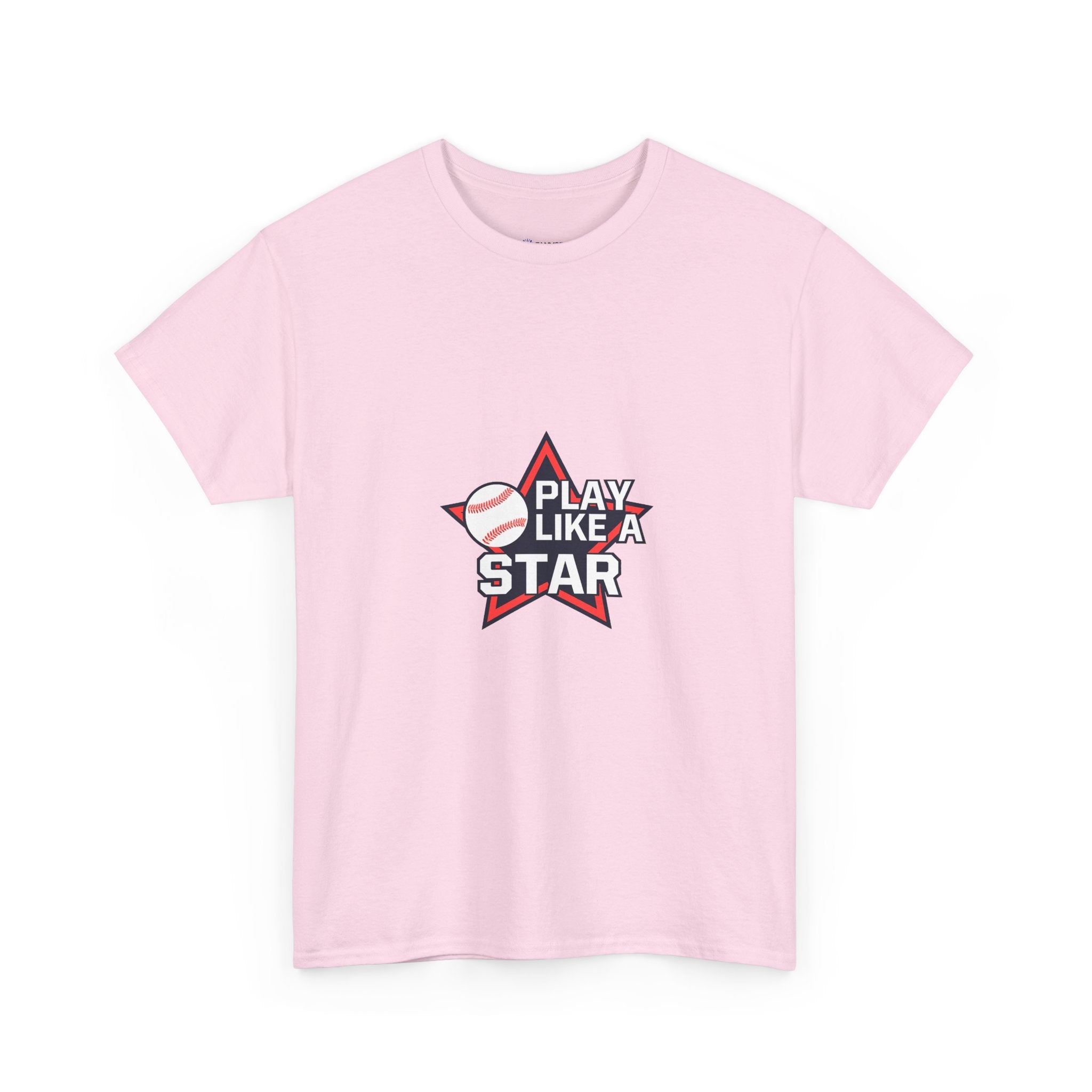 Play Like a Star Baseball Tee — Kids & Youth Sports Shirt