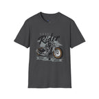 Rebel Rider Motorcycle T-Shirt — Vintage Biker Graphic Tee