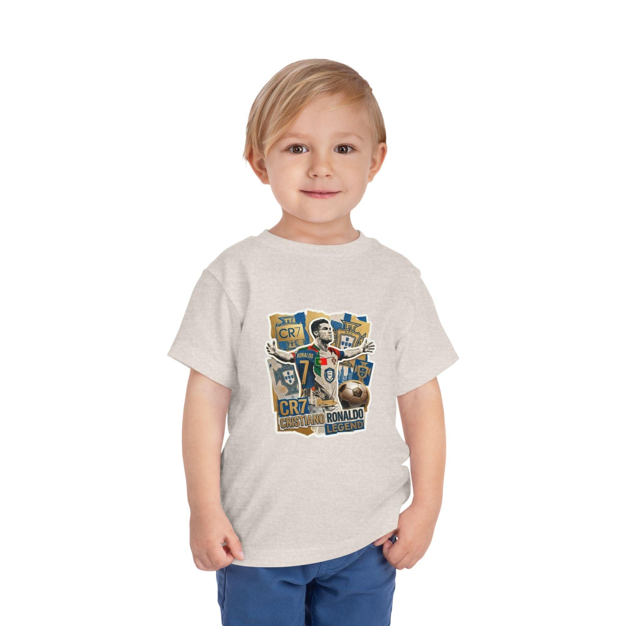 CR7 Fan Inspired Toddler Soccer T‑Shirt — Kids Football Fan Tee.