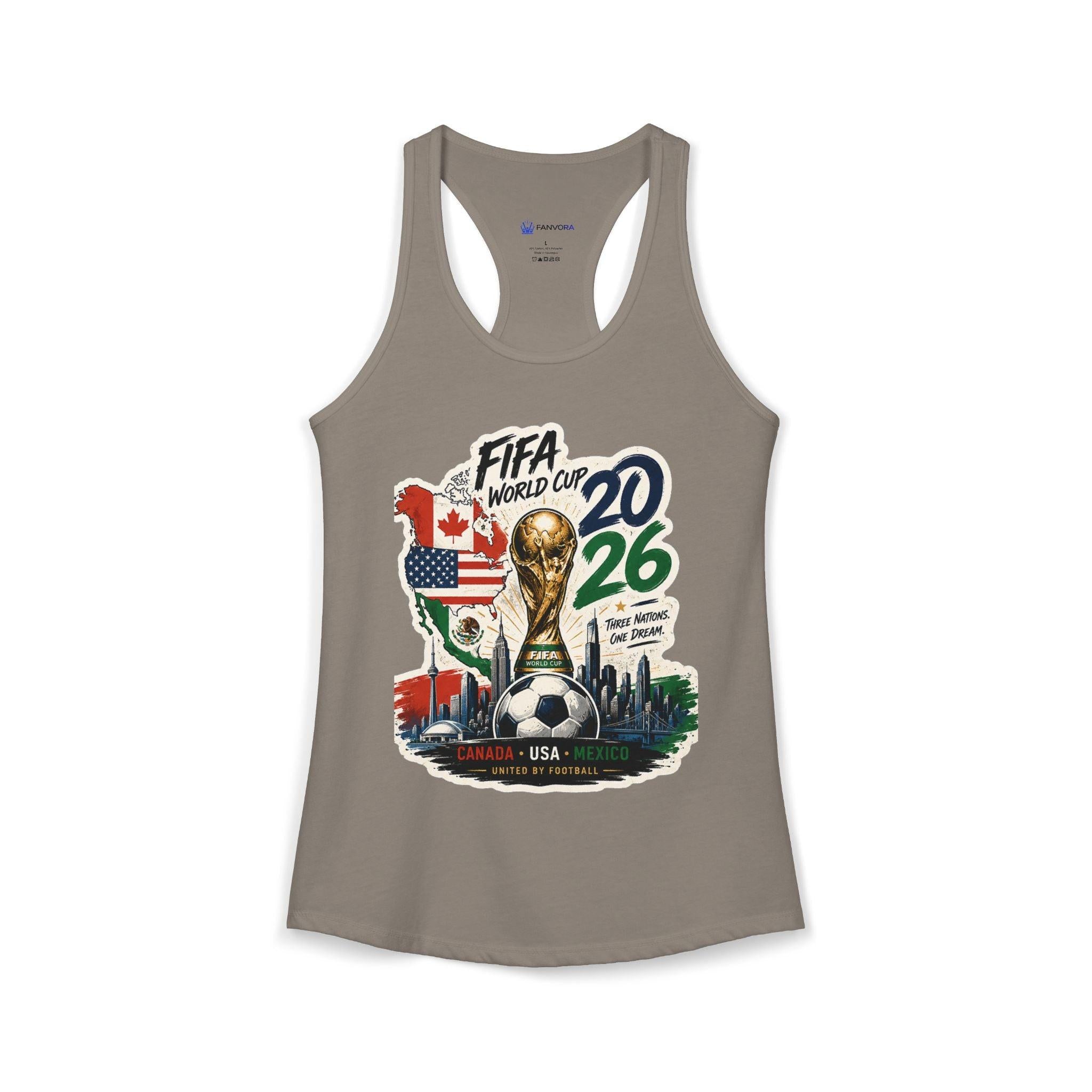 World cup 2026 Women's Ideal Racerback Tank.
