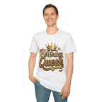 Birthday Queen T‑Shirt — Gold Crown & Leopard Print Celebration Tee