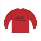 Long Sleeve Football Shirt – World Cup 2026 Fan Tee "Calm Dangerous Genius".
