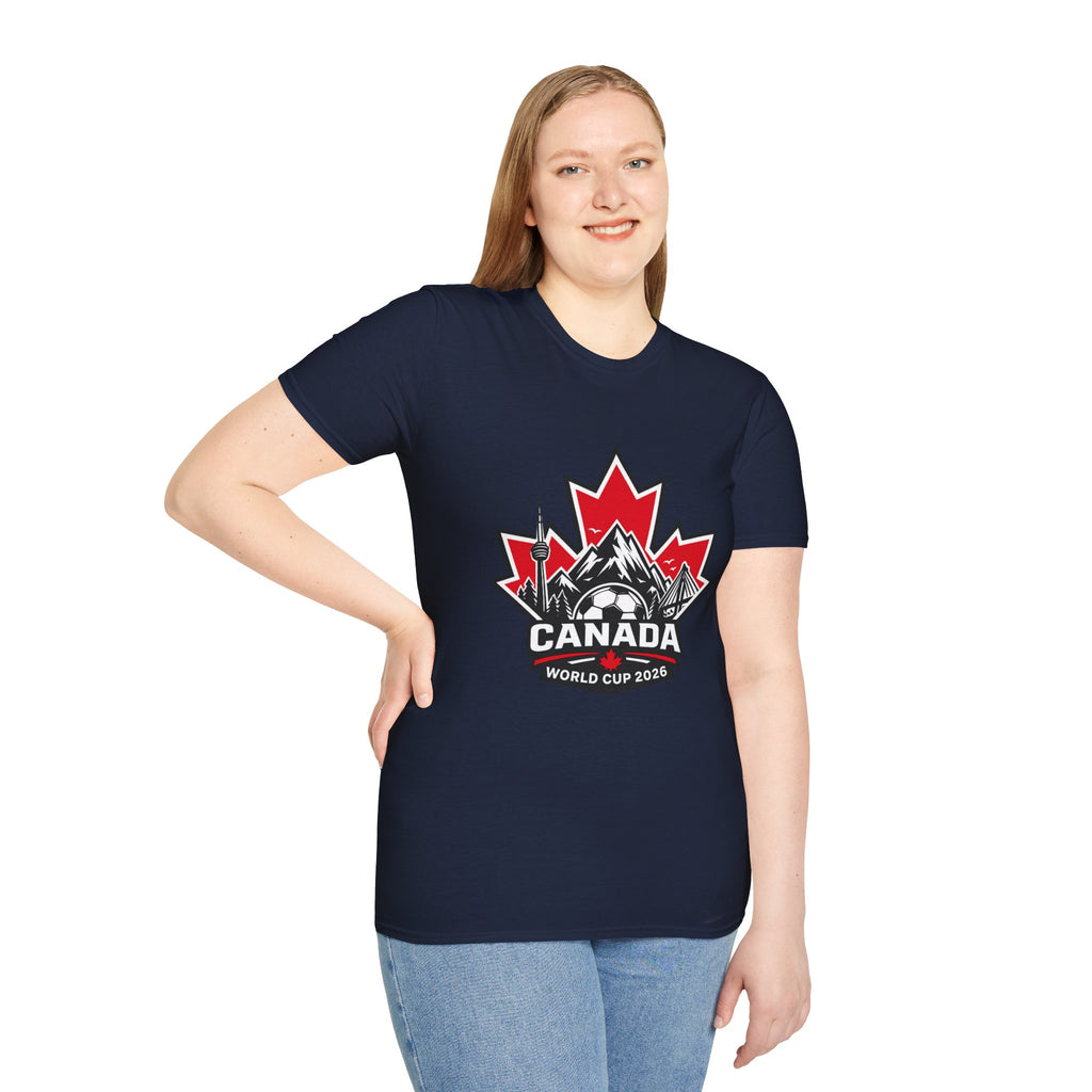 Canada soccer 2026 T‑Shirt — Maple Leaf Mountain Hockey Logo