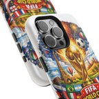 Soccer Magnetic Impact-Resistant Phone Case — FIFA Trophy Design