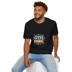 Gym Mode T-Shirt — Cute Barbell Fitness Tee for Gym Lovers