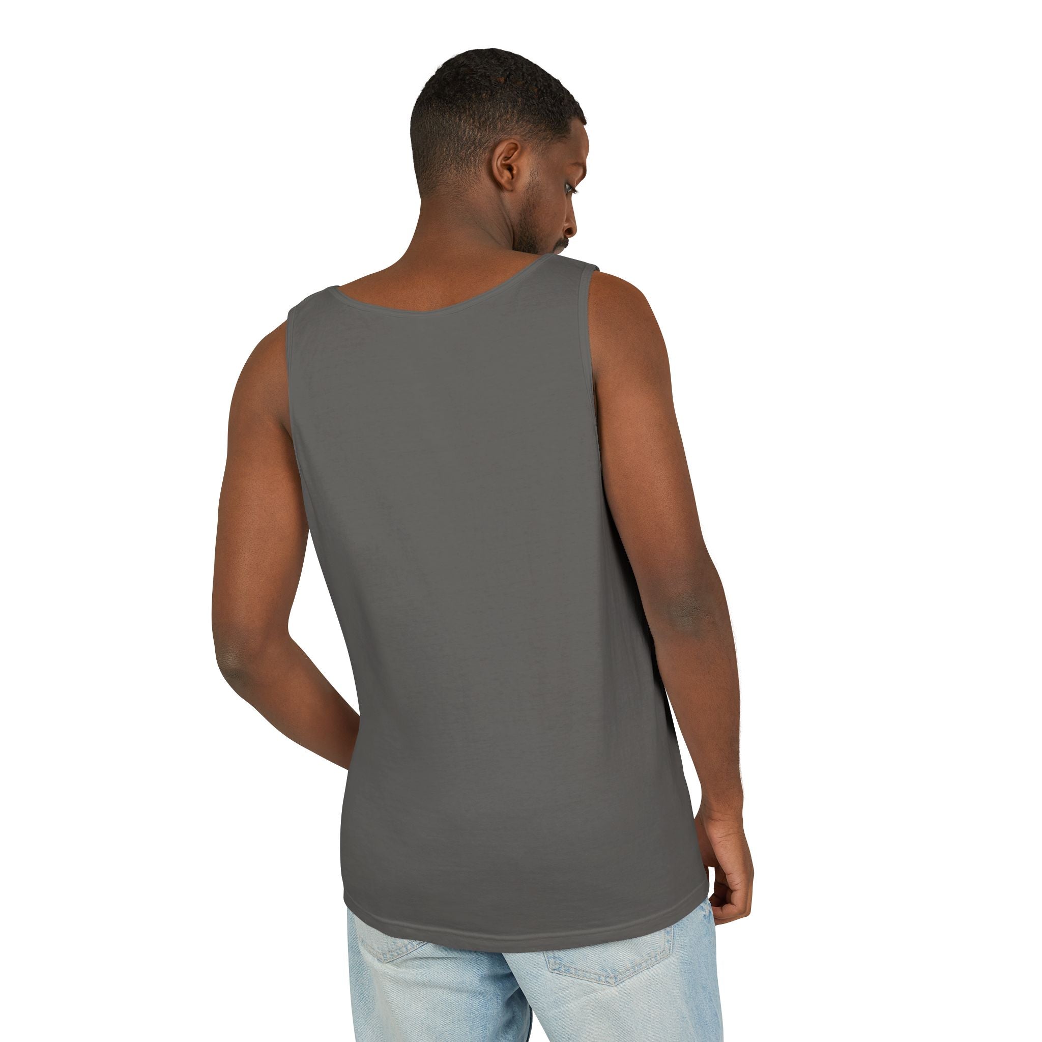Soccer 2016 Player Silhouette Tank Top — Yellow Brushstroke Sports Vest