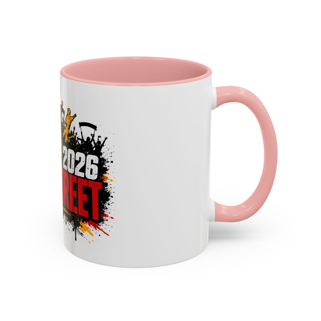 Soccer King Street 2026 Accent Coffee Mug — Crowned Soccer Ball Design (11/15oz)