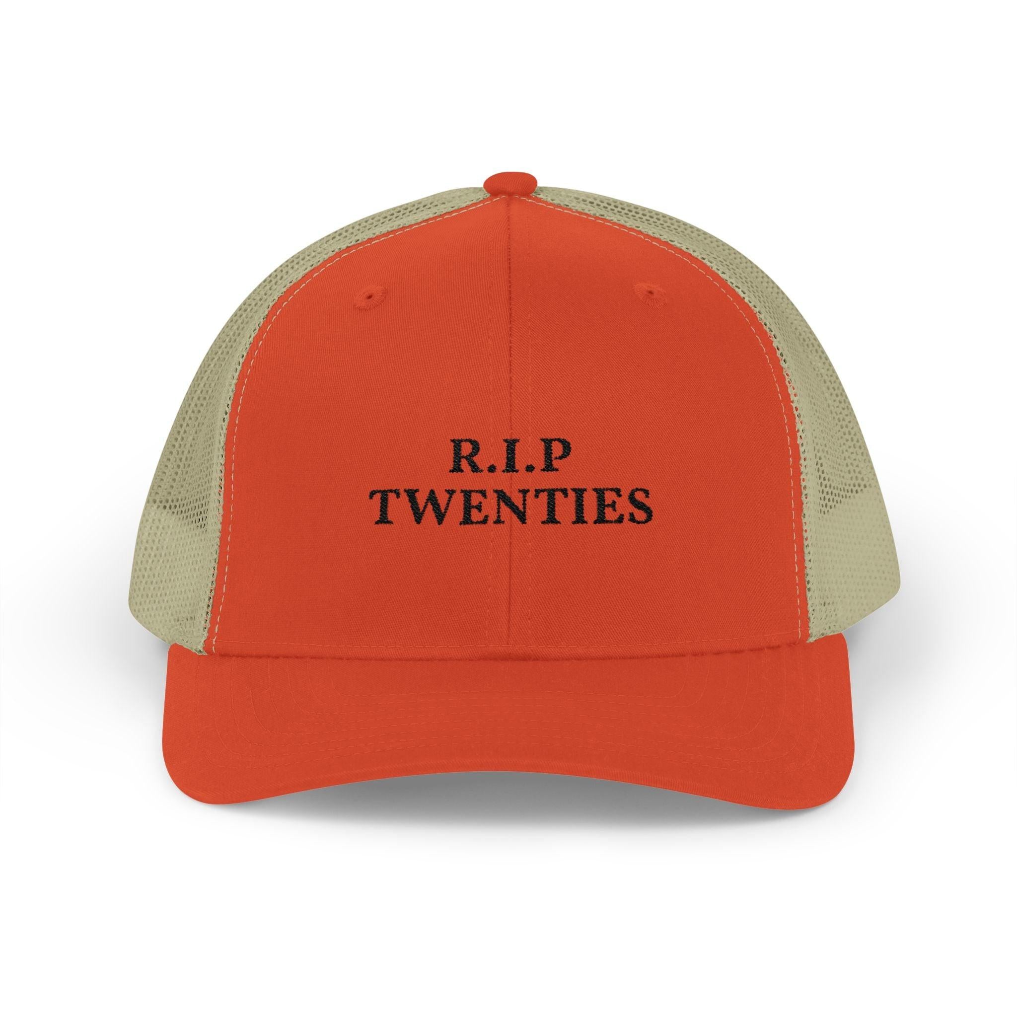 R.I.P. Twenties embroidered trucker cap
