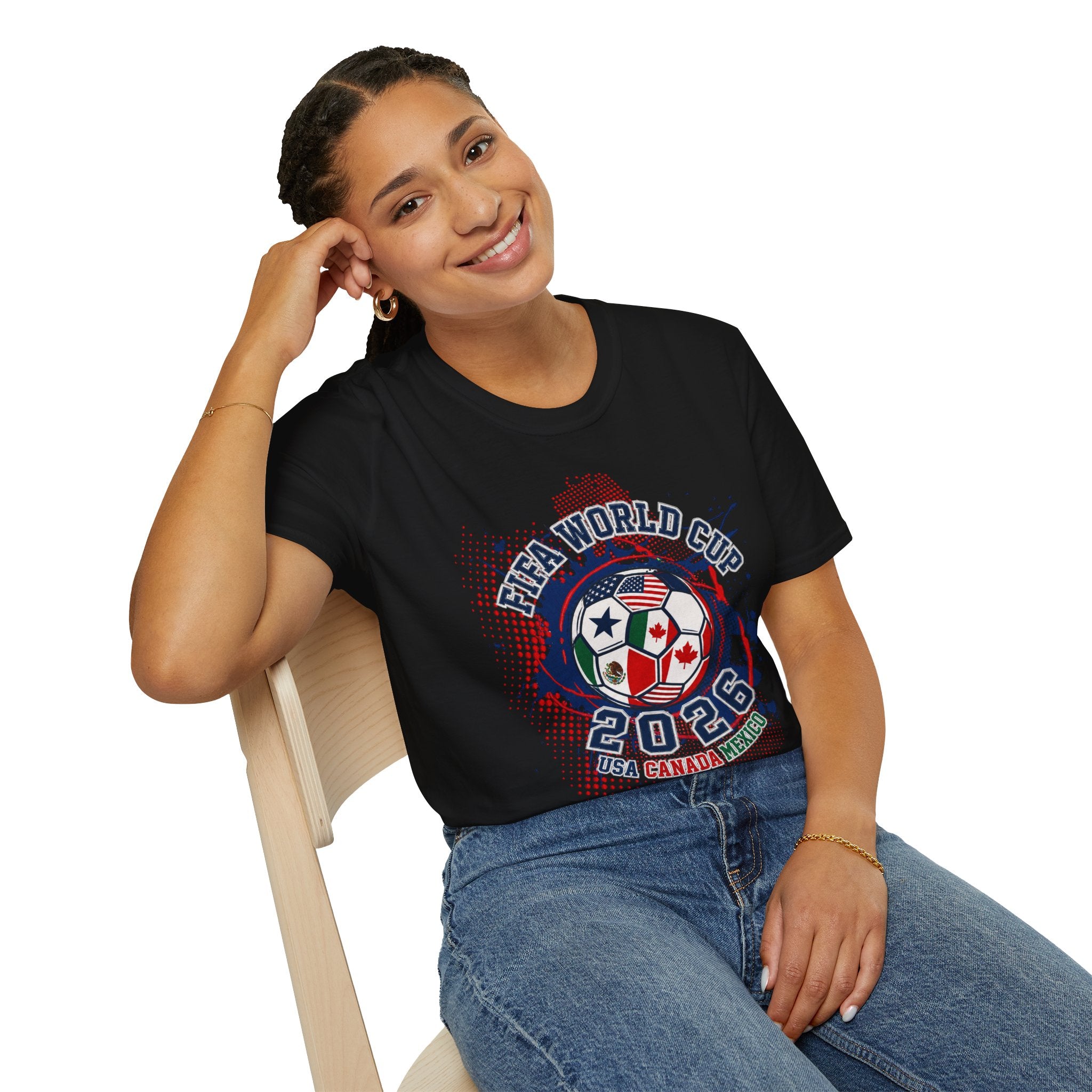 Soccer cup 2026 Tee — USA Canada Mexico Championship Design