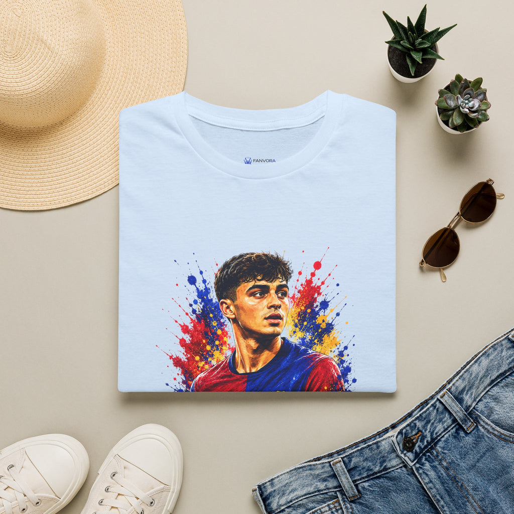 T-Shirt — 'Spain legend' Color Splash Soccer Portrait Tee