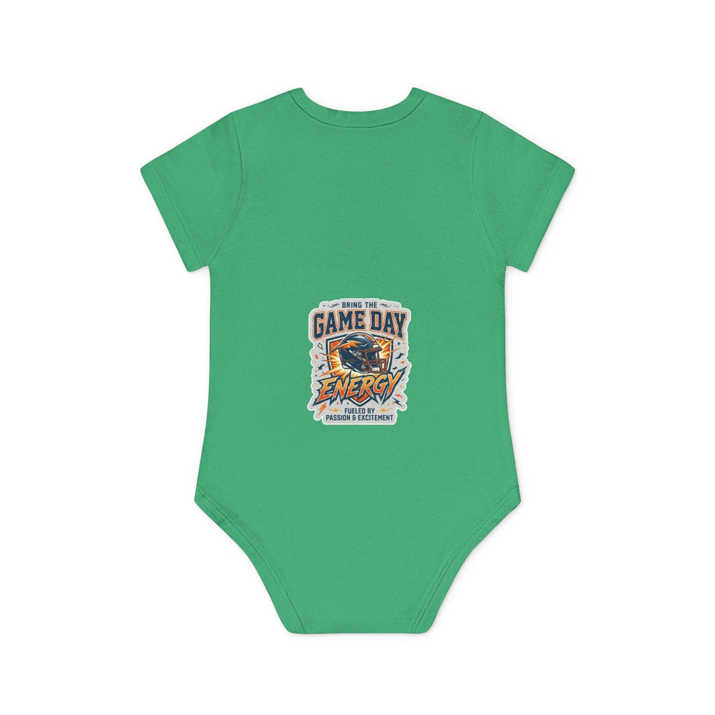 Baby Bodysuit - "France #10 Footballer Rising Star Fan Version" Future Soccer Player & Game Day Energy Organic Baby Onesie.