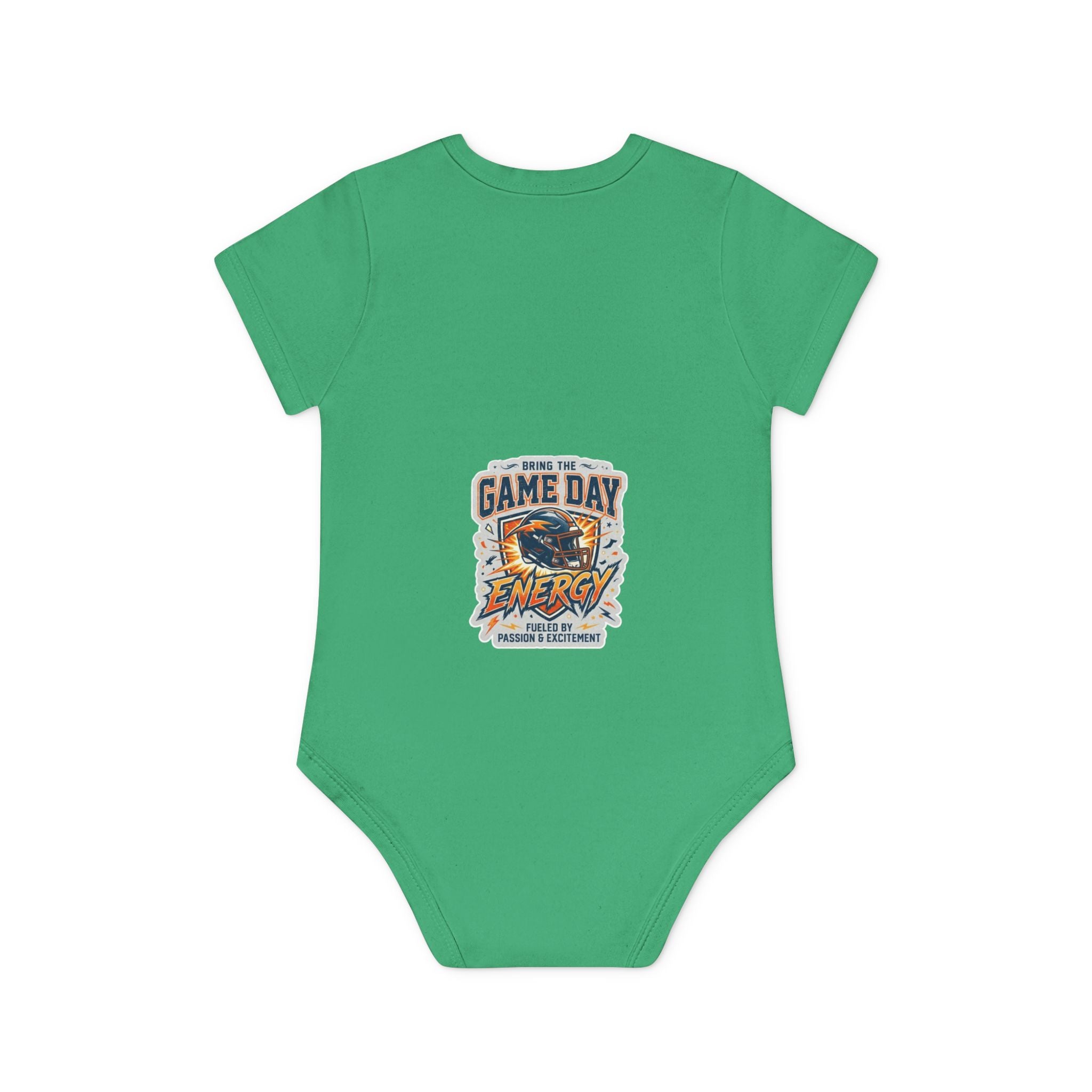 Baby Bodysuit - "France #10 Footballer Rising Star Fan Version" Future Soccer Player & Game Day Energy Organic Baby Onesie