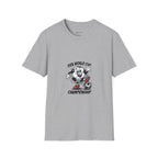 SPORTS comic style Cartoon Mascot T-Shirt — Championship Soccer Tee