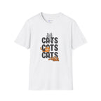 Cats Cats Cats T-Shirt — Cute Kitten Graphic Tee for Cat Lovers
