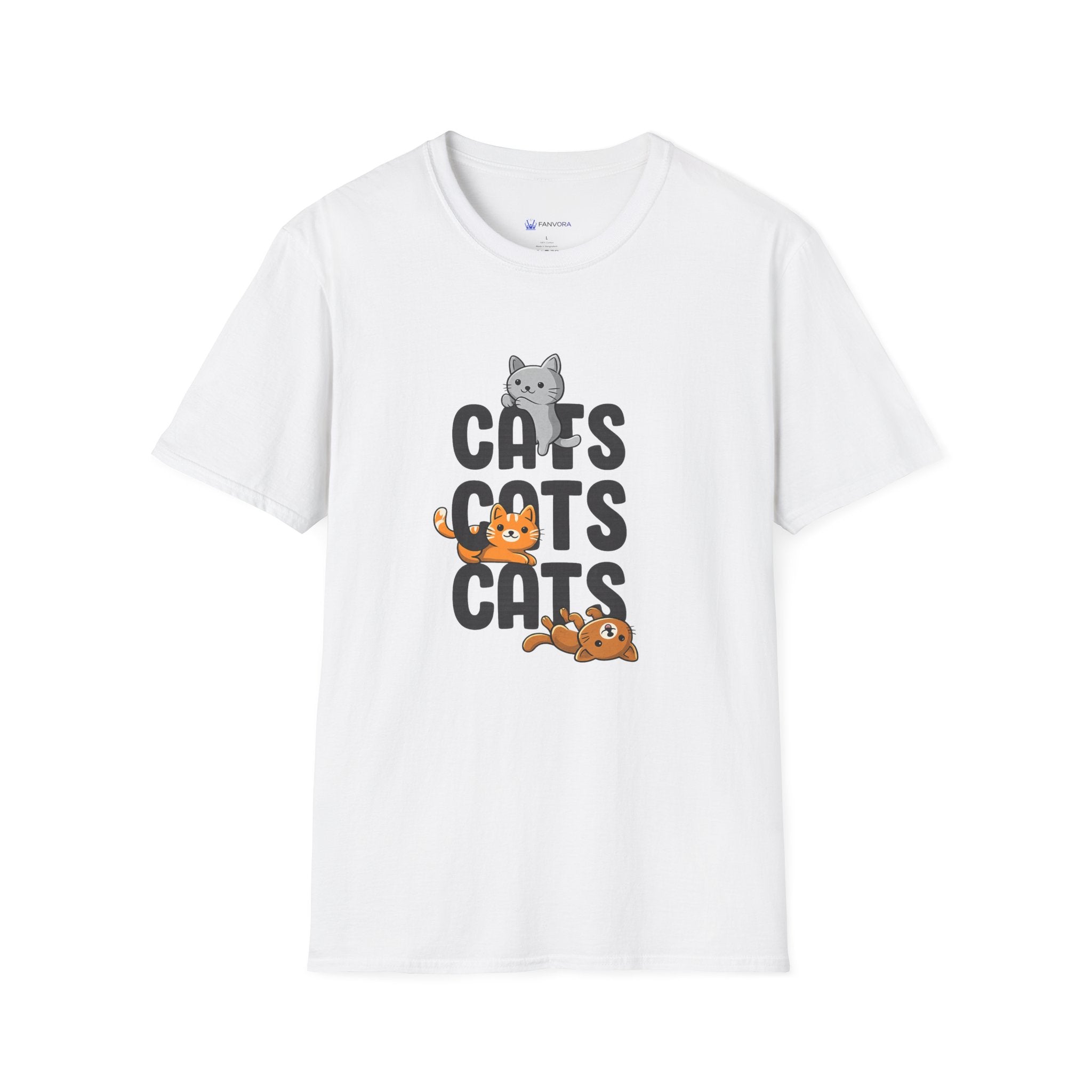 Cats Cats Cats T-Shirt — Cute Kitten Graphic Tee for Cat Lovers