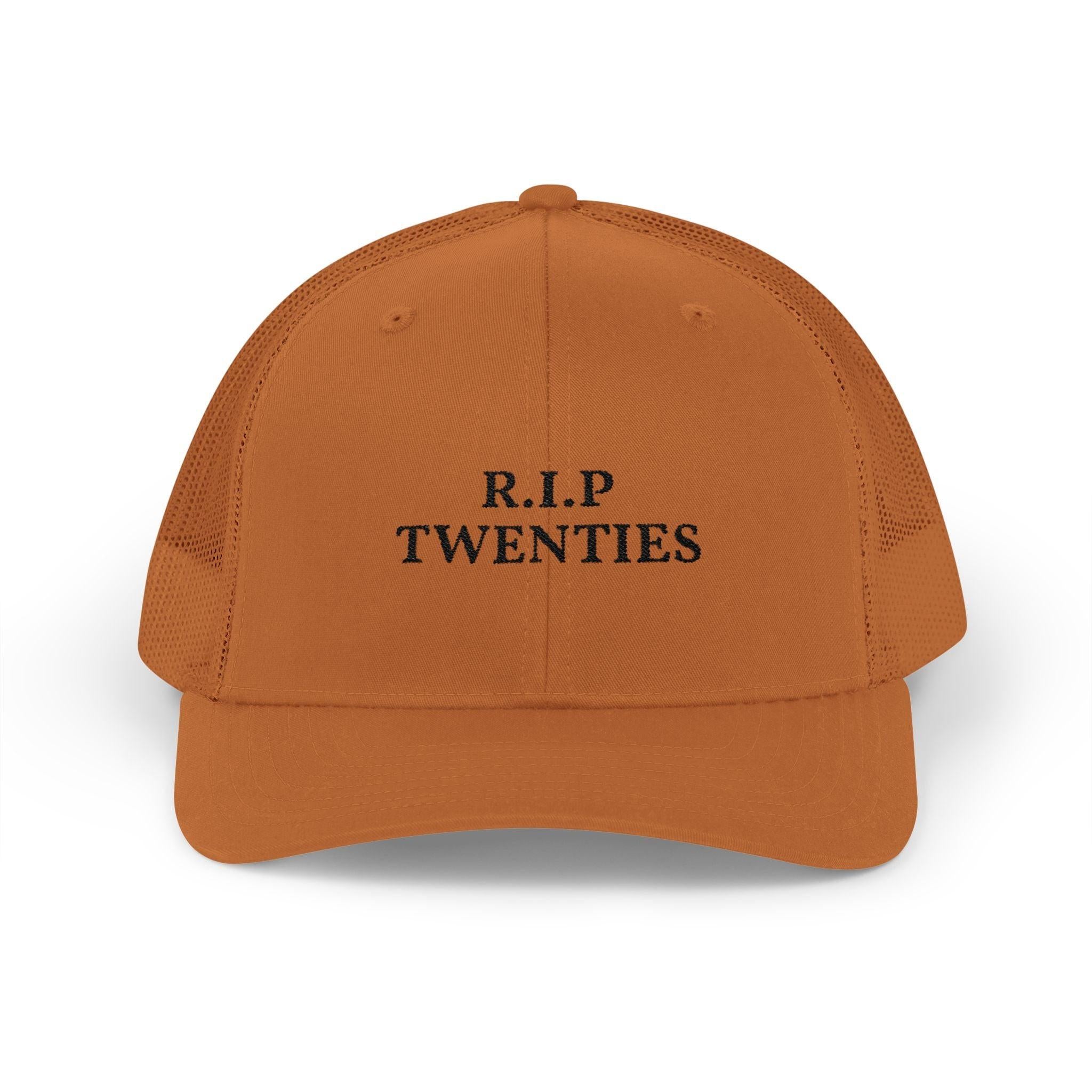 R.I.P. Twenties embroidered trucker cap