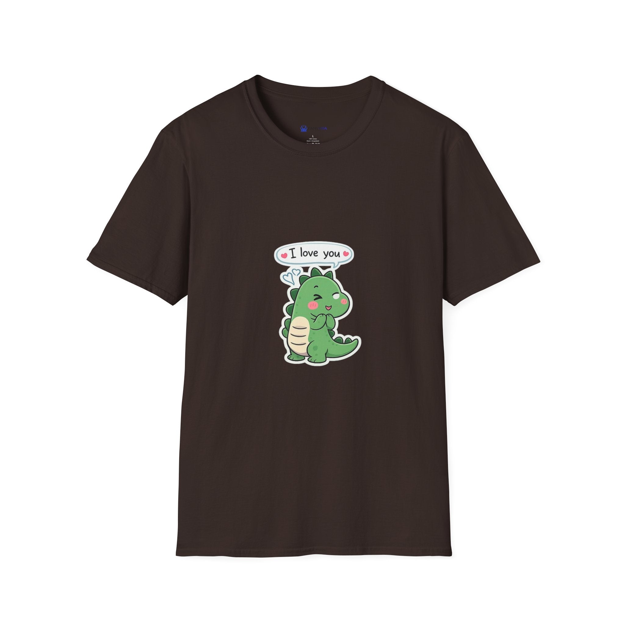 Cute Dinosaur 'I Love You' T-Shirt — Cute Kawaii Dino Graphic Tee