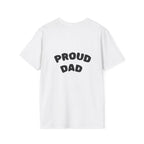 Graduation Day T-Shirt — "Proud DAD" Back Graphic.