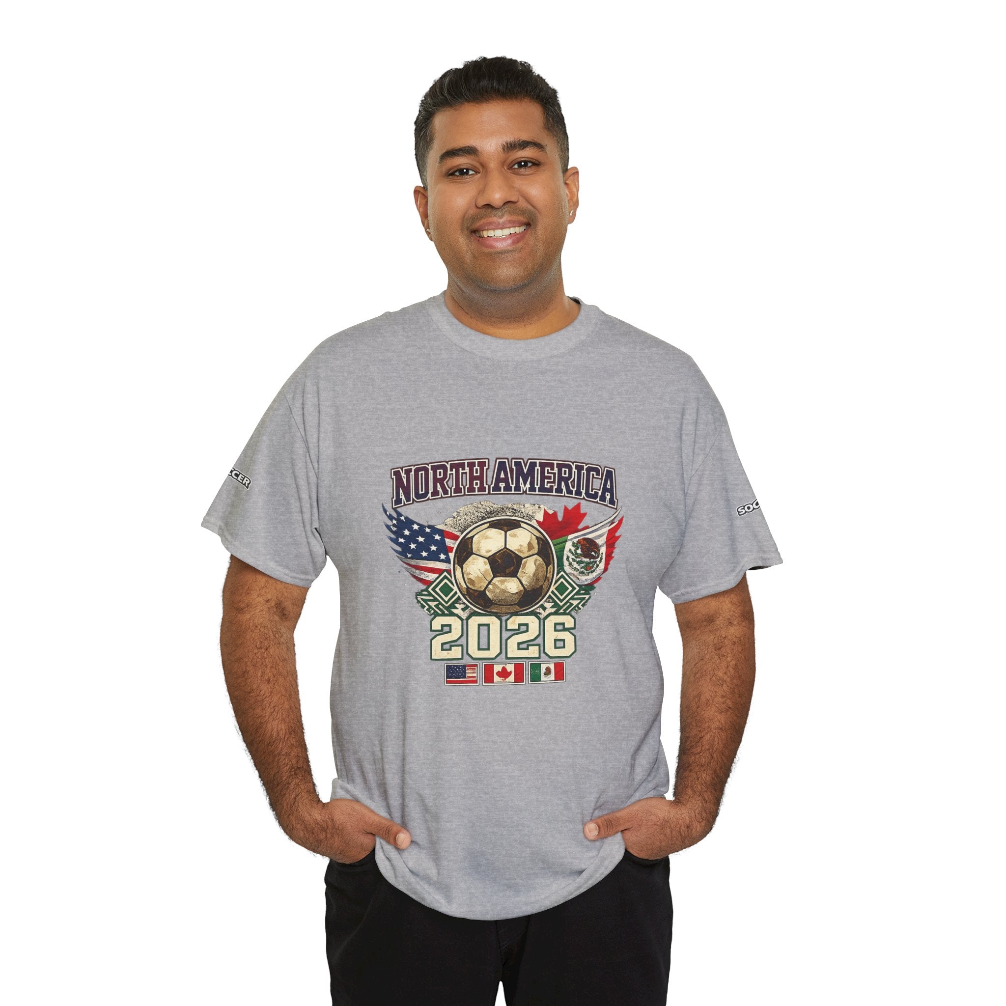 North America 2026 Soccer T-Shirt — USA Canada Mexico