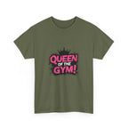 Queen of the Gym T-Shirt — Pink Crown Fitness Tee