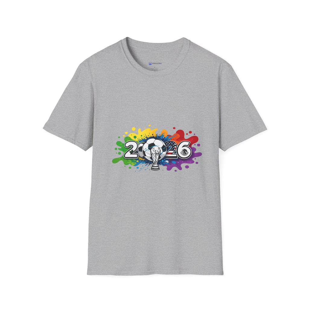 2026 Rainbow Soccer T‑Shirt — Pride Soccer Fan Shirt