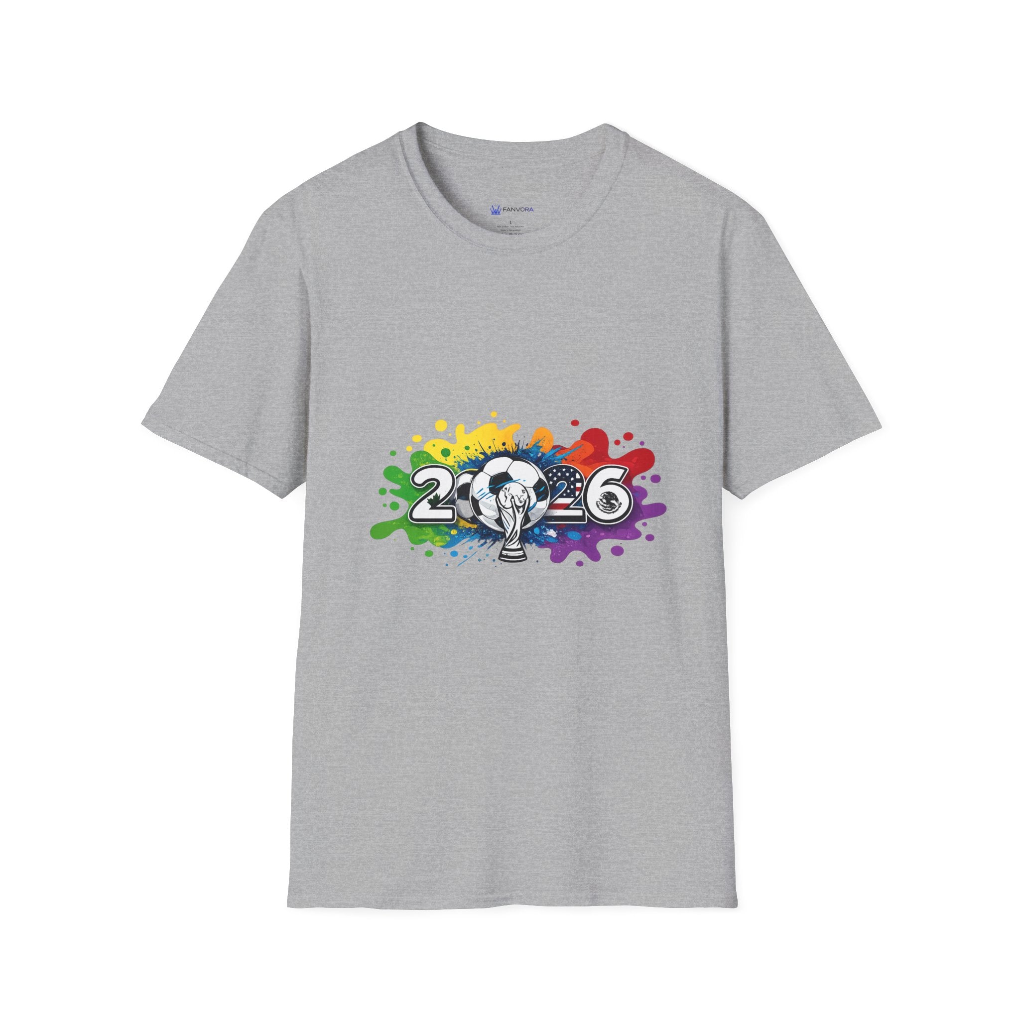 2026 Rainbow Soccer T‑Shirt — Pride Soccer Fan Shirt