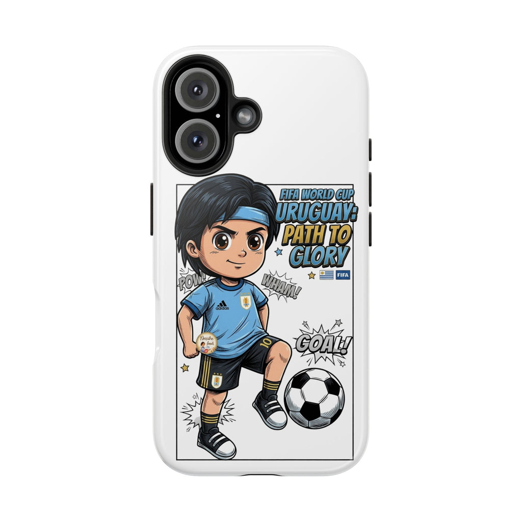 Uruguay Soccer Phone Case — Path to Glory "Goal!" Design