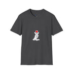 Korean Finger Heart T‑Shirt – I Miss You Minimalist Graphic Tee