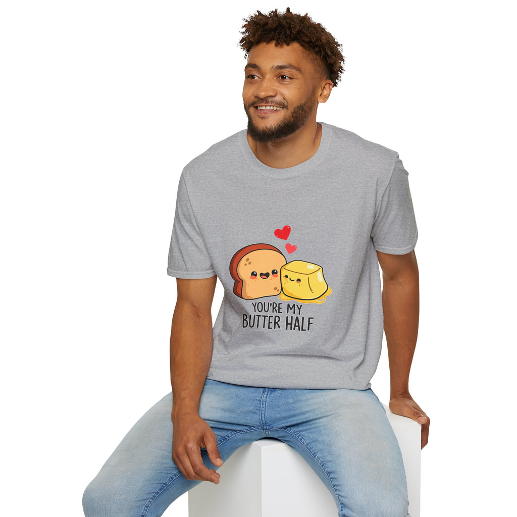 Cute "You’re My Butter Half" T-Shirt — Toast & Butter Couple Graphic Tee