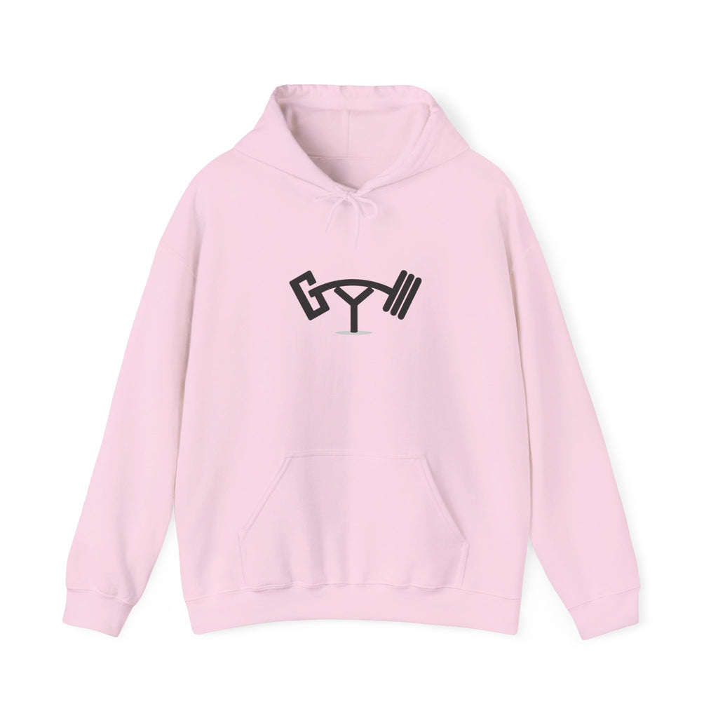 Barbell Martini Hoodie — Gym & Cocktail Fitness Pullover