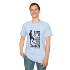 Soccer T-Shirt — "Life Is Like Soccer, You Need Goals" Athletic Tee