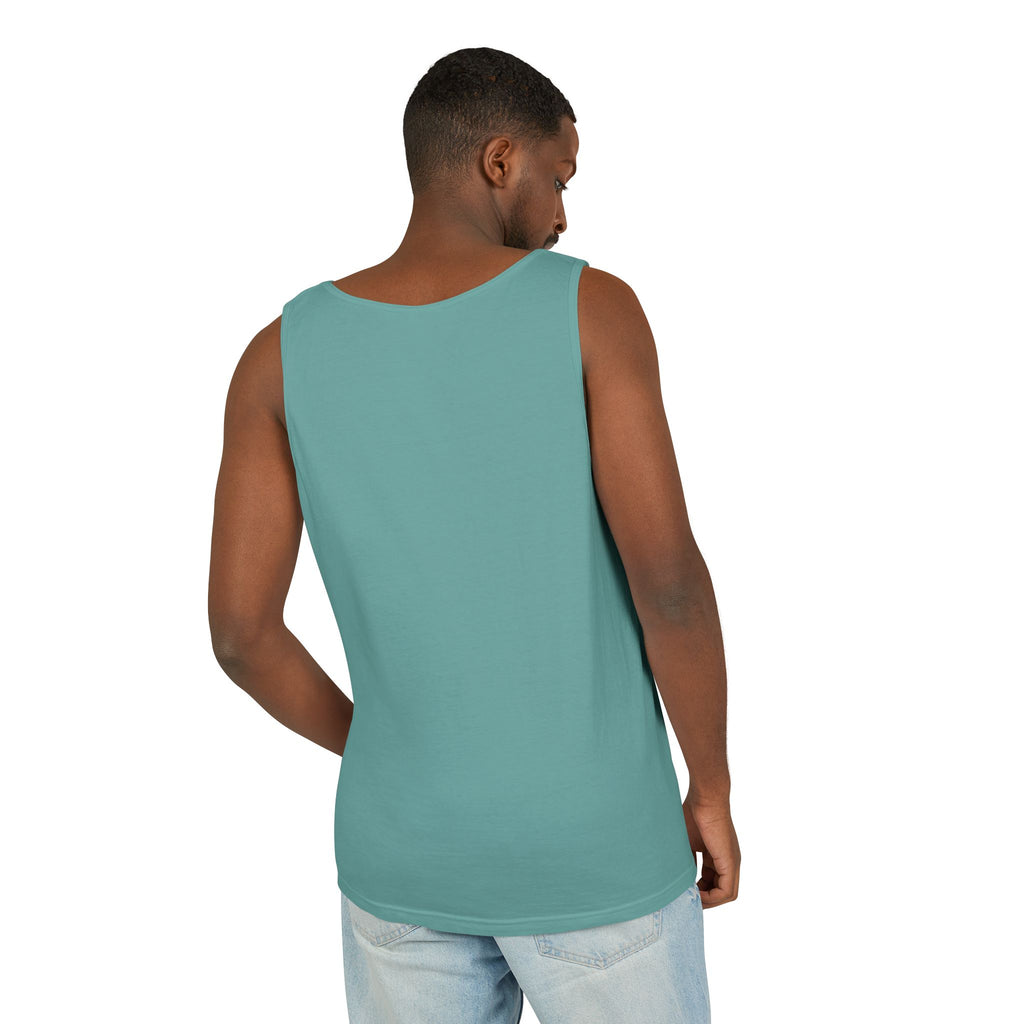 Soccer 2016 Player Silhouette Tank Top — Yellow Brushstroke Sports Vest