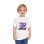 3rd Birthday Toddler Tee — Space Astronaut "Happy Birthday" Shirt