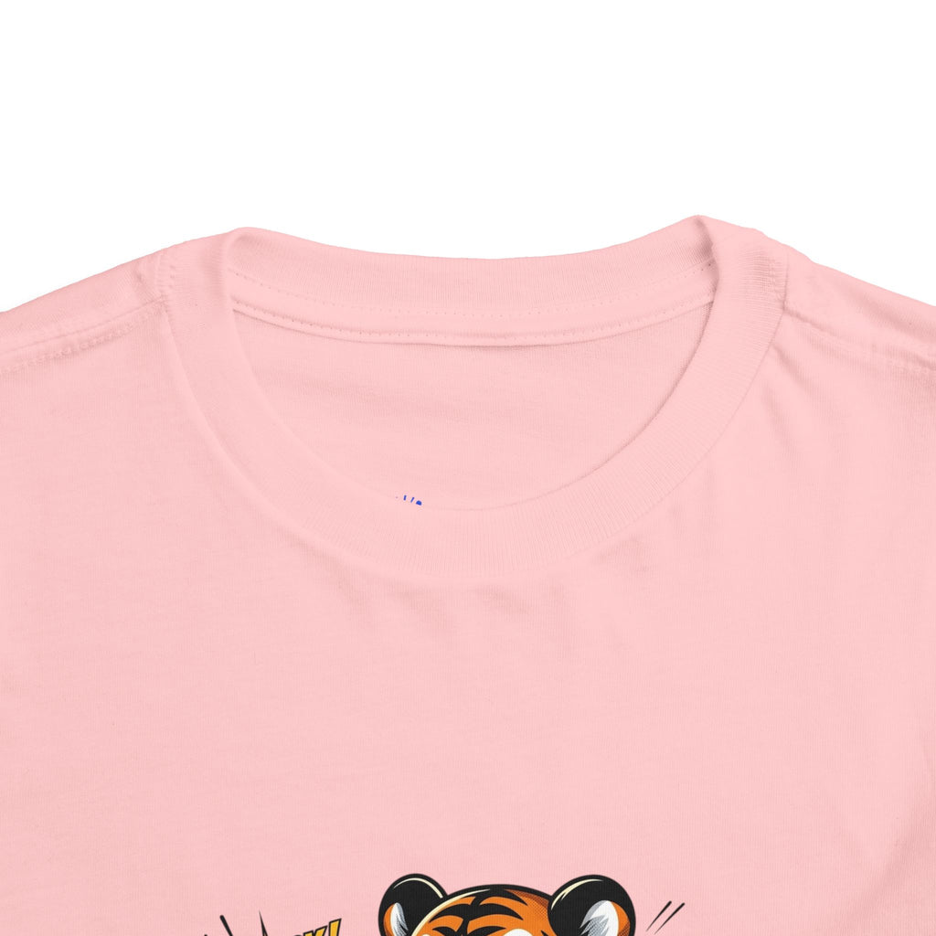 Toddler Soccer Tiger Tee — Cute Kicking Tiger Football Shirt for Kids
