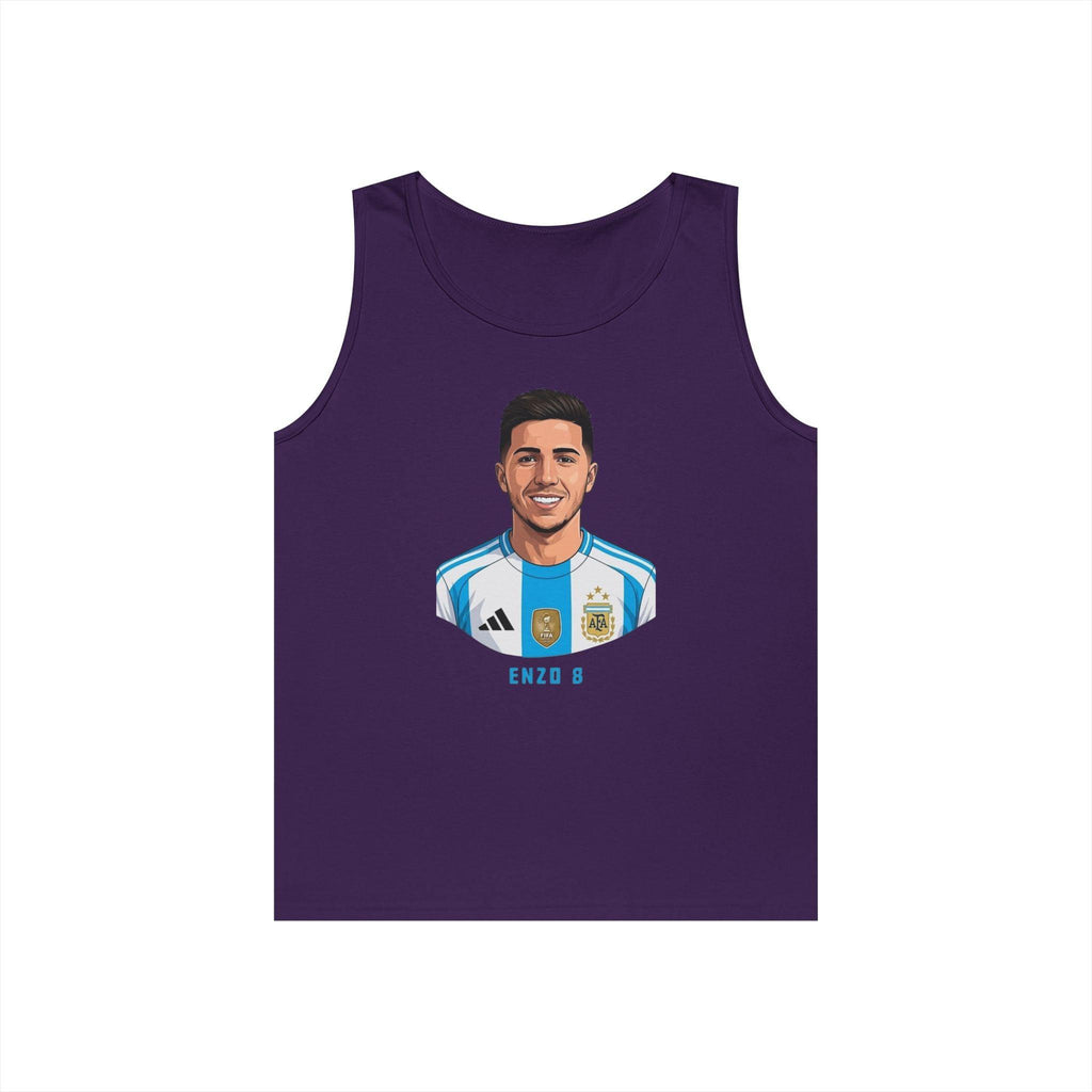 "I am Here to Stay" Argentina Soccer Star Tank Top — Jersey Portrait World Cup 2026.
