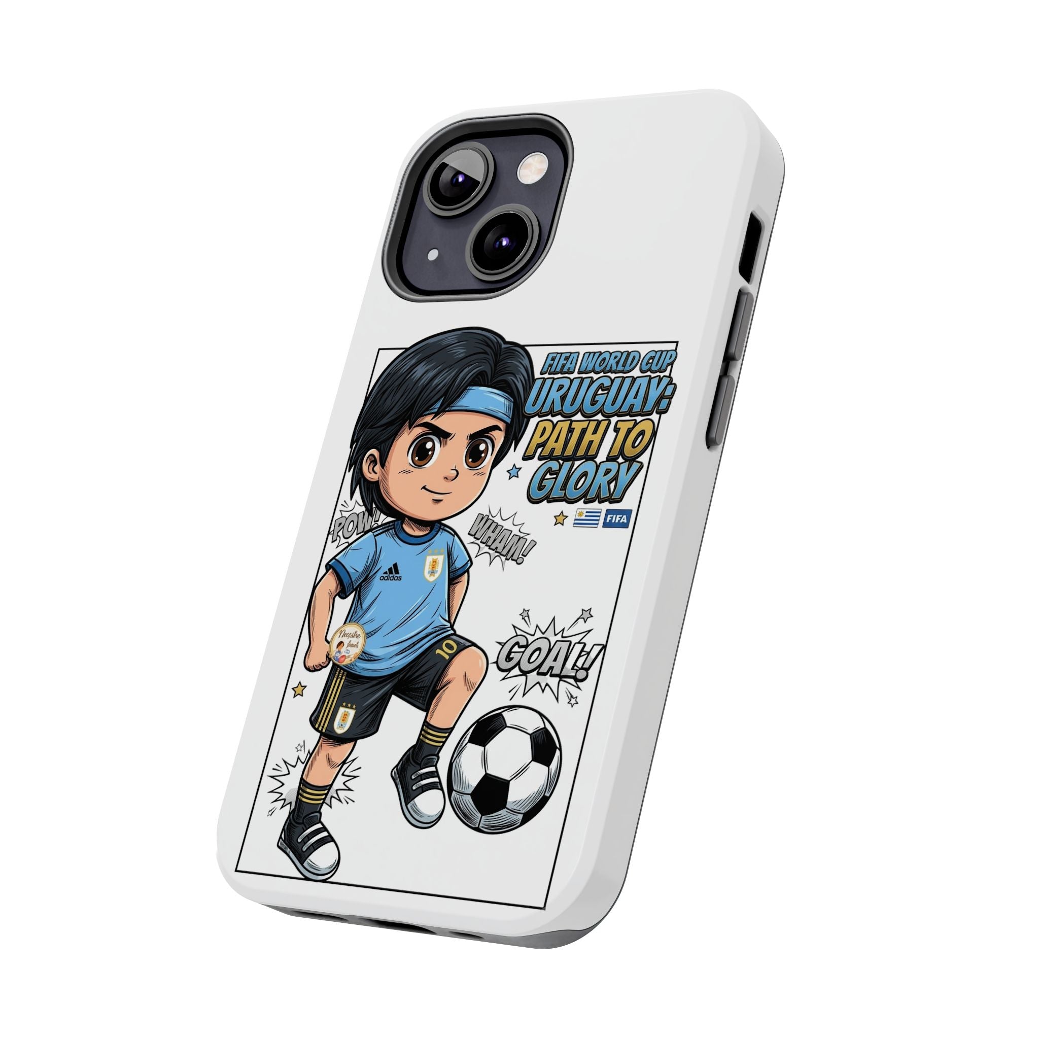 Uruguay Soccer Phone Case — Path to Glory "Goal!" Design