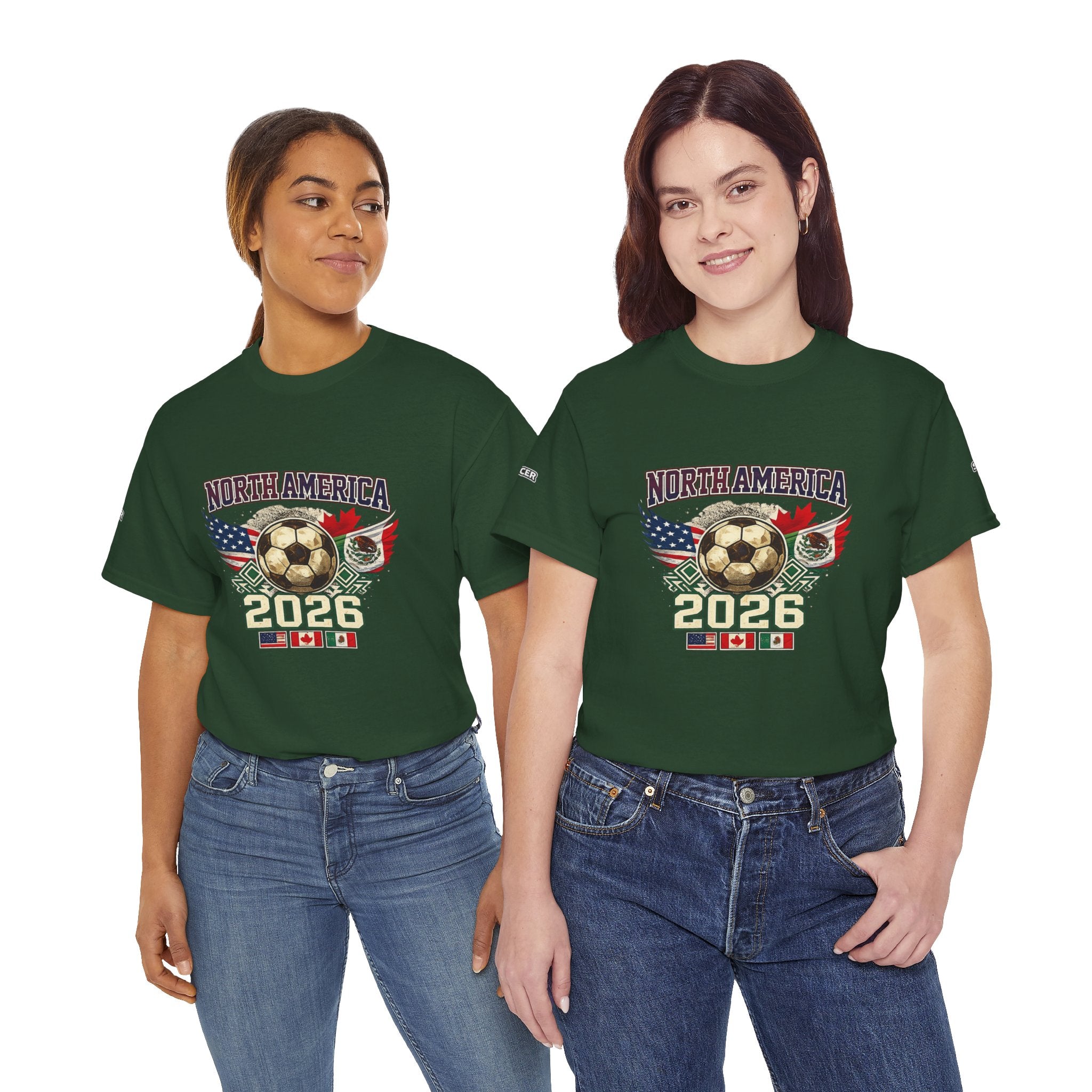 North America 2026 Soccer T-Shirt — USA Canada Mexico